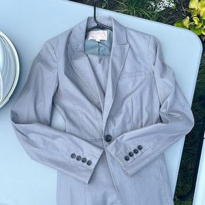 Banana republic gray suit